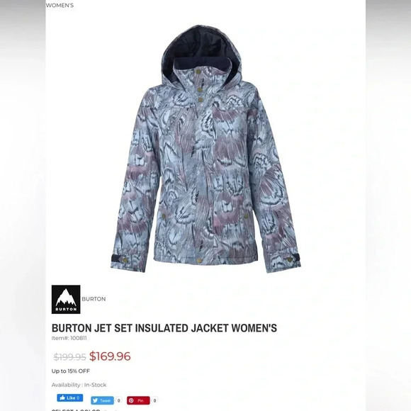 BURTON JET SET INSULATED JACKET - Picture 7 of 7